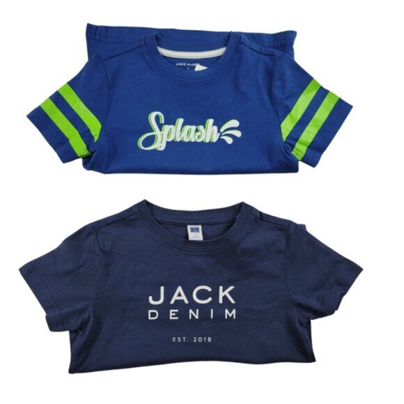 Boys Sz 4 Janie & Jack & True Religion Graphic Tee Shirt Bundle Lot of 3 - Picture 3 of 16